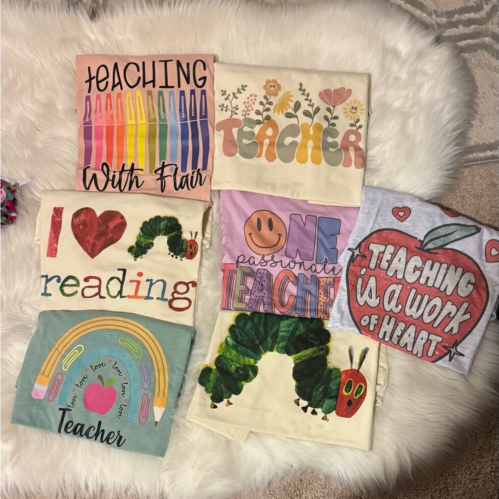 Colorful Teacher Tees Bundle